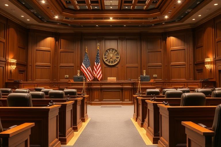 City council chamber with elected officials seated at a wooden dais with microphones and the American flag